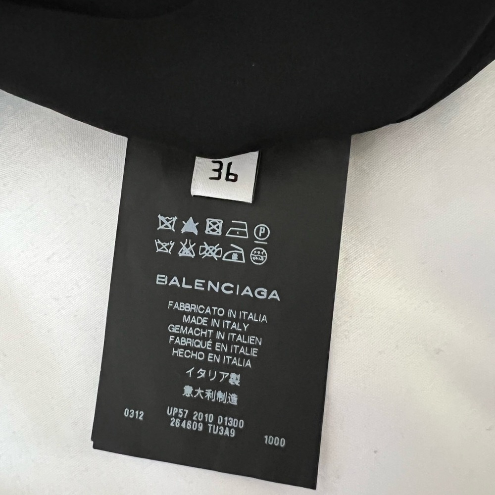 Balenciaga Black lace mini skirt - Picture 6 of 6